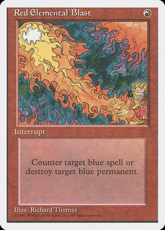 Red Elemental Blast [Fourth Edition] | Tabernacle Games