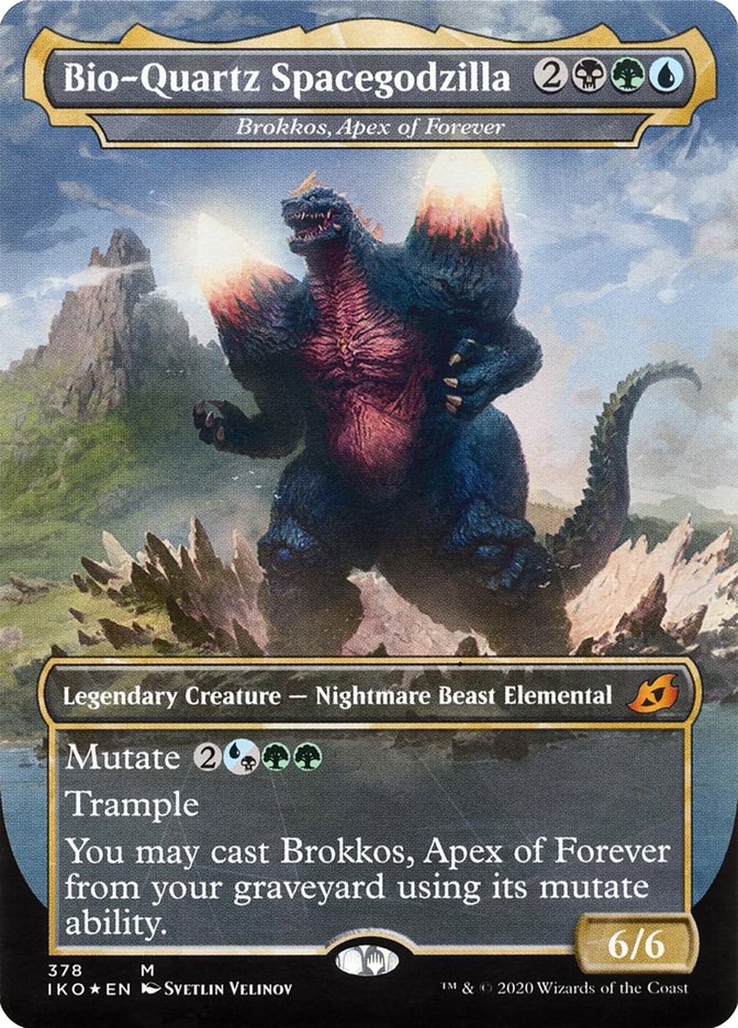 Brokkos, Apex of Forever - Bio-Quartz Spacegodzilla (Godzilla Series) [Ikoria: Lair of Behemoths] | Tabernacle Games