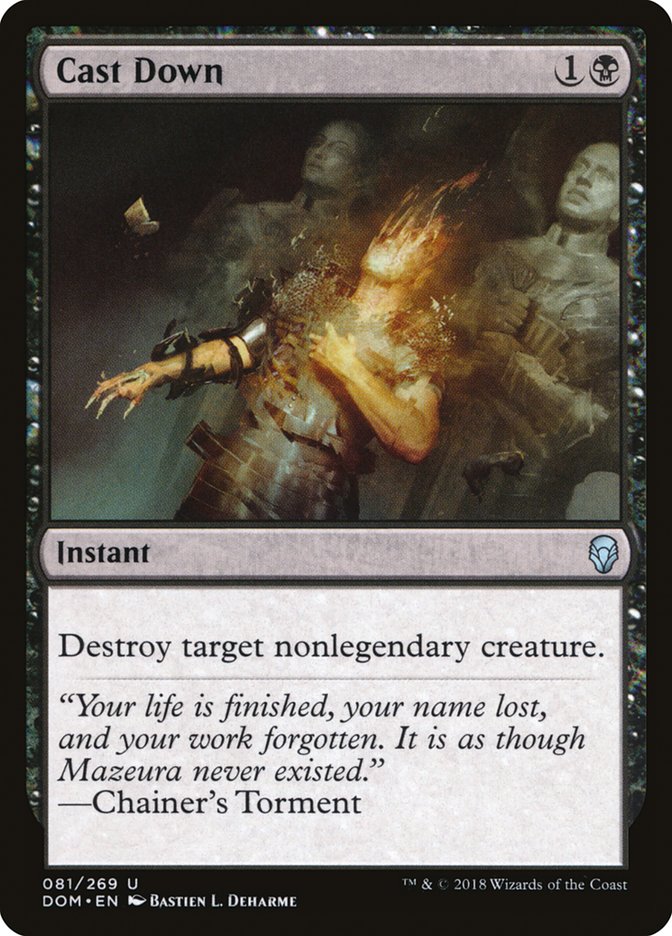 Cast Down [Dominaria] | Tabernacle Games