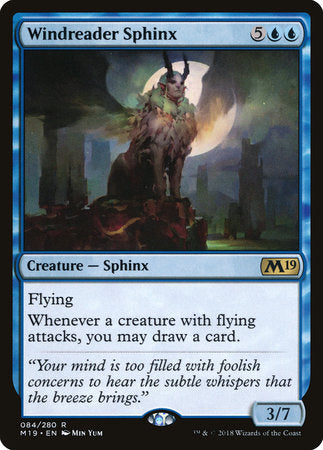 Windreader Sphinx [Core Set 2019] | Tabernacle Games