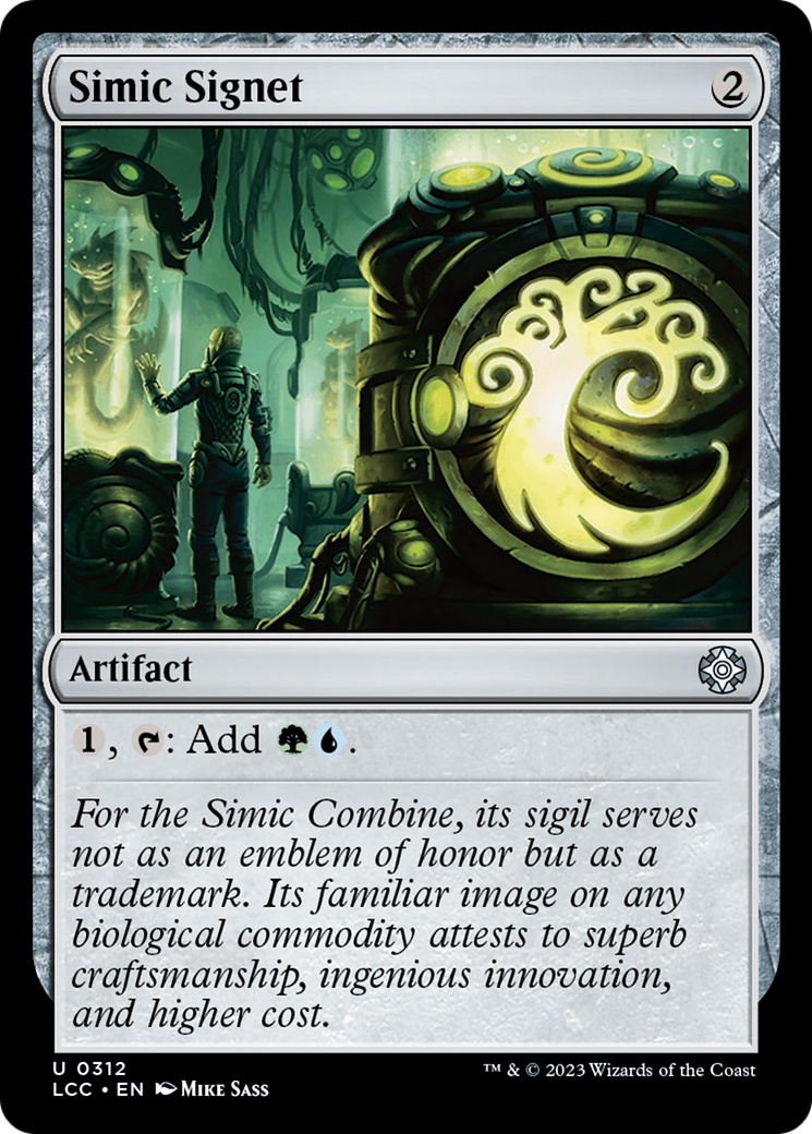 Simic Signet [The Lost Caverns of Ixalan Commander] | Tabernacle Games