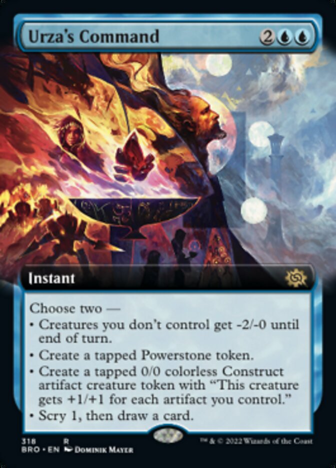 Urza's Command (Extended Art) [The Brothers' War] | Tabernacle Games