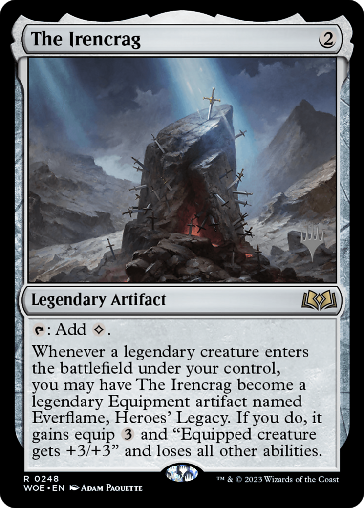 The Irencrag (Promo Pack) [Wilds of Eldraine Promos] | Tabernacle Games