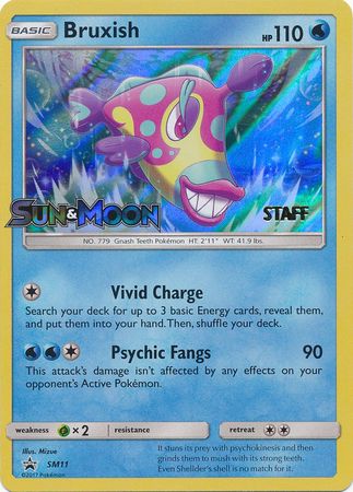 Bruxish (SM11) (Staff Prerelease Promo) [Sun & Moon: Black Star Promos] | Tabernacle Games