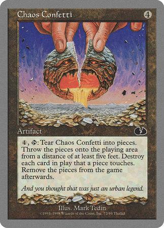 Chaos Confetti [Unglued] | Tabernacle Games