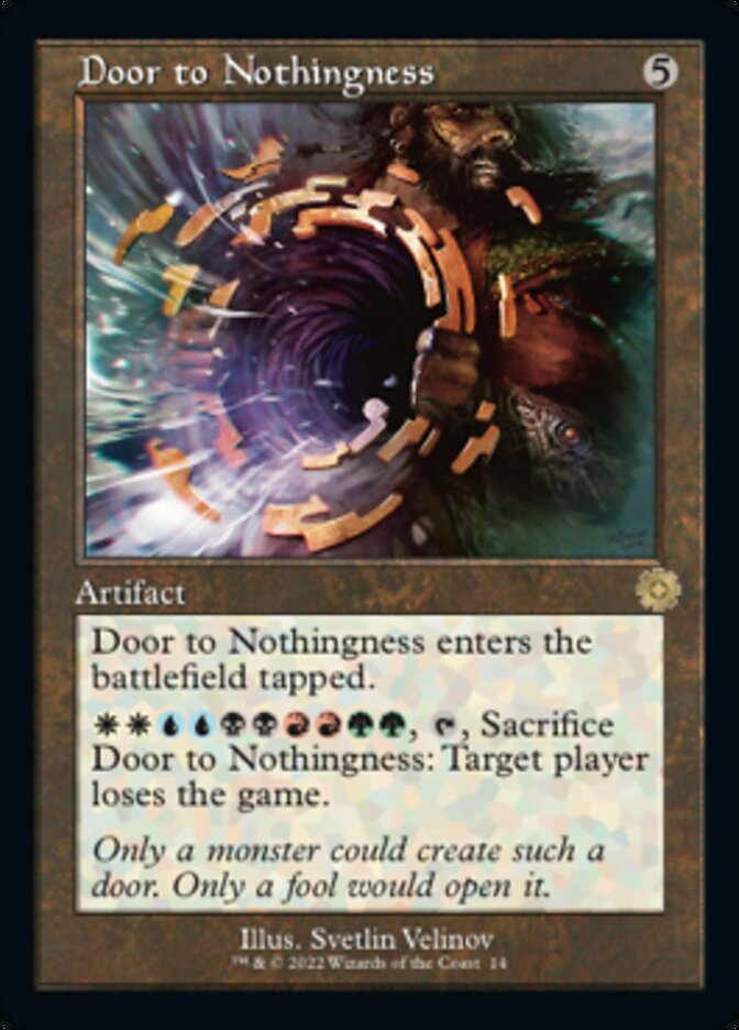 Door to Nothingness (Retro) [The Brothers' War Retro Artifacts] | Tabernacle Games