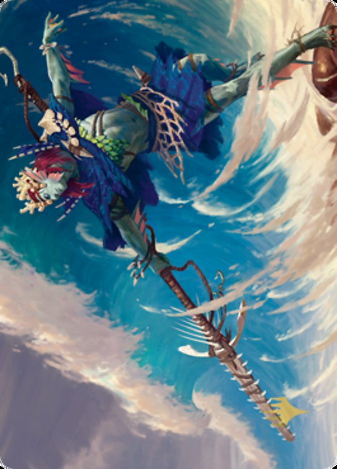 Tazeem Roilmage Art Card (Gold-Stamped Signature) [Zendikar Rising Art Series] | Tabernacle Games