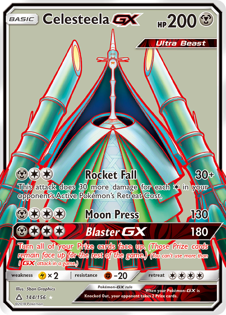 Celesteela GX (144/156) [Sun & Moon: Ultra Prism] | Tabernacle Games