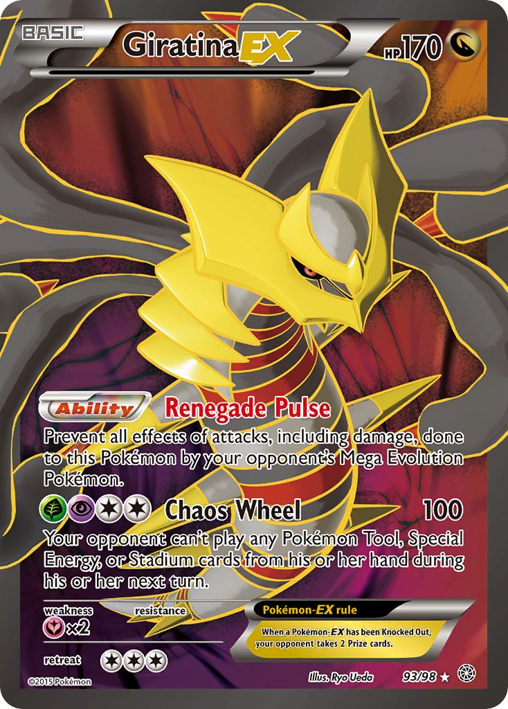 Giratina EX (93/98) [XY: Ancient Origins] | Tabernacle Games