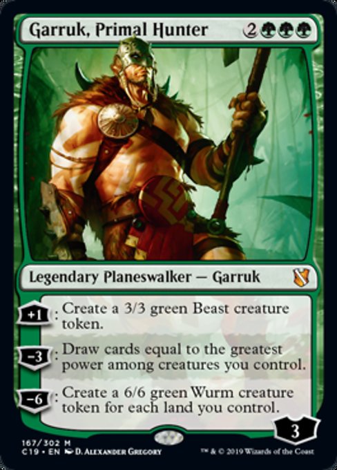 Garruk, Primal Hunter [Commander 2019] | Tabernacle Games