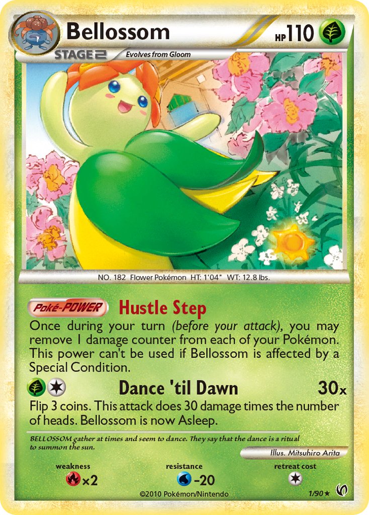 Bellossom (1/90) (Theme Deck Exclusive) [HeartGold & SoulSilver: Undaunted] | Tabernacle Games