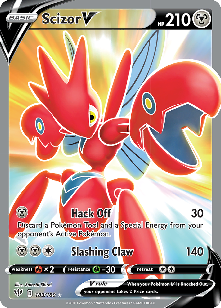 Scizor V (183/189) [Sword & Shield: Darkness Ablaze] | Tabernacle Games