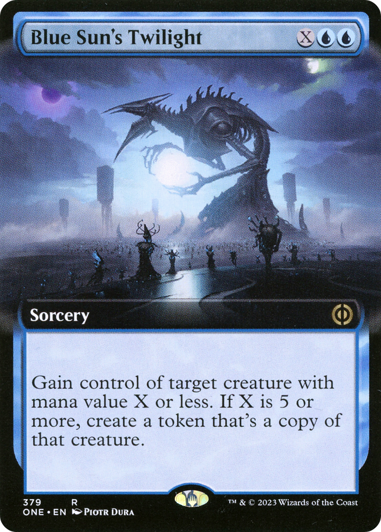Blue Sun's Twilight (Extended Art) [Phyrexia: All Will Be One] | Tabernacle Games