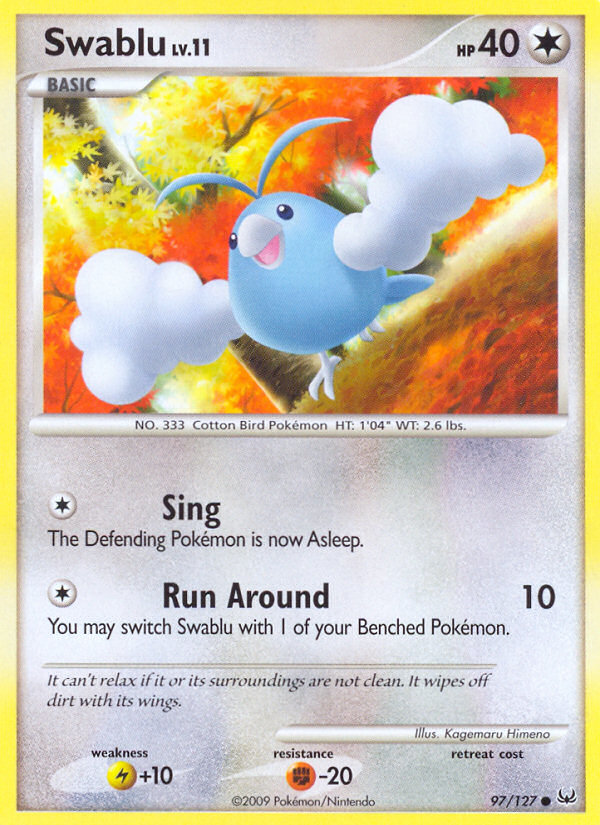 Swablu (97/127) [Platinum: Base Set] | Tabernacle Games