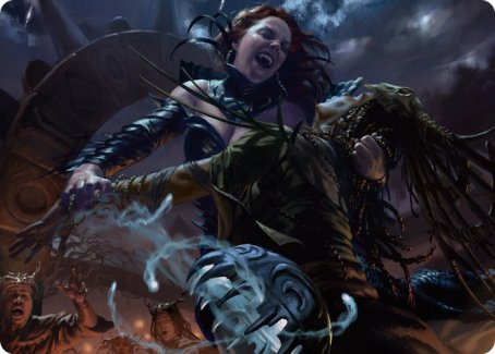 Olivia's Midnight Ambush Art Card [Innistrad: Midnight Hunt Art Series] | Tabernacle Games
