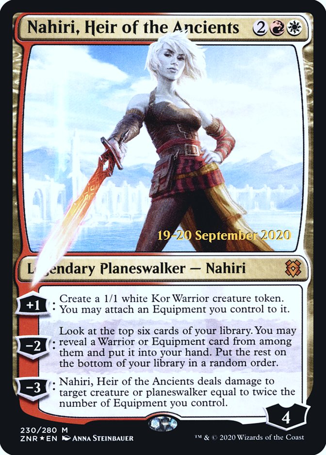 Nahiri, Heir of the Ancients  [Zendikar Rising Prerelease Promos] | Tabernacle Games