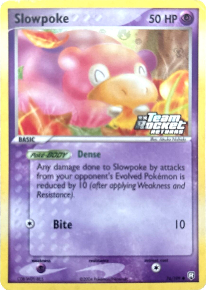 Slowpoke (76/109) (Stamped) [EX: Team Rocket Returns] | Tabernacle Games