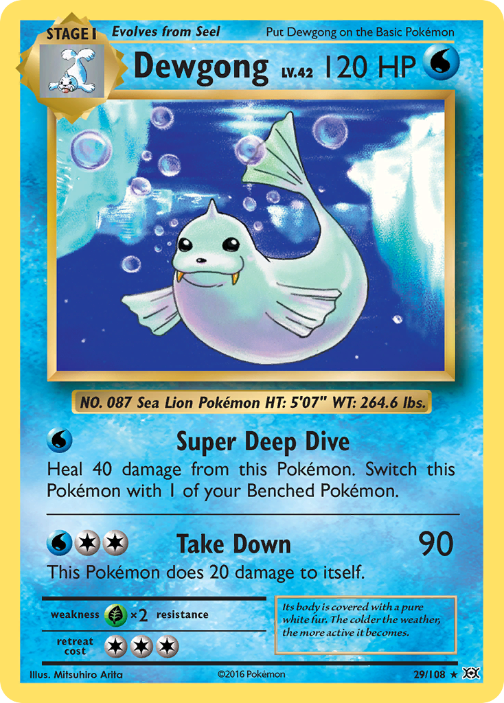 Dewgong (29/108) [XY: Evolutions] | Tabernacle Games