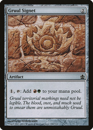 Gruul Signet [Commander 2011] | Tabernacle Games