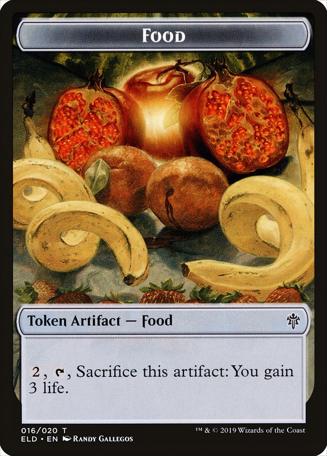 Food (016/020) [Throne of Eldraine Tokens] | Tabernacle Games