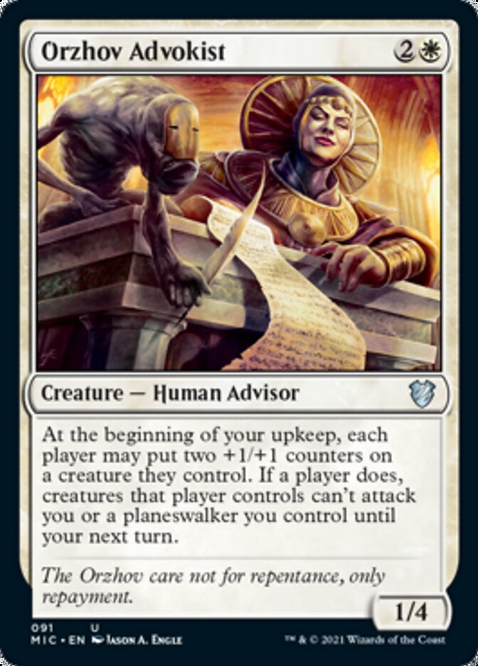 Orzhov Advokist [Innistrad: Midnight Hunt Commander] | Tabernacle Games