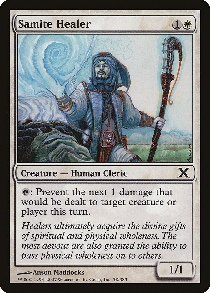 Samite Healer [Tenth Edition] | Tabernacle Games