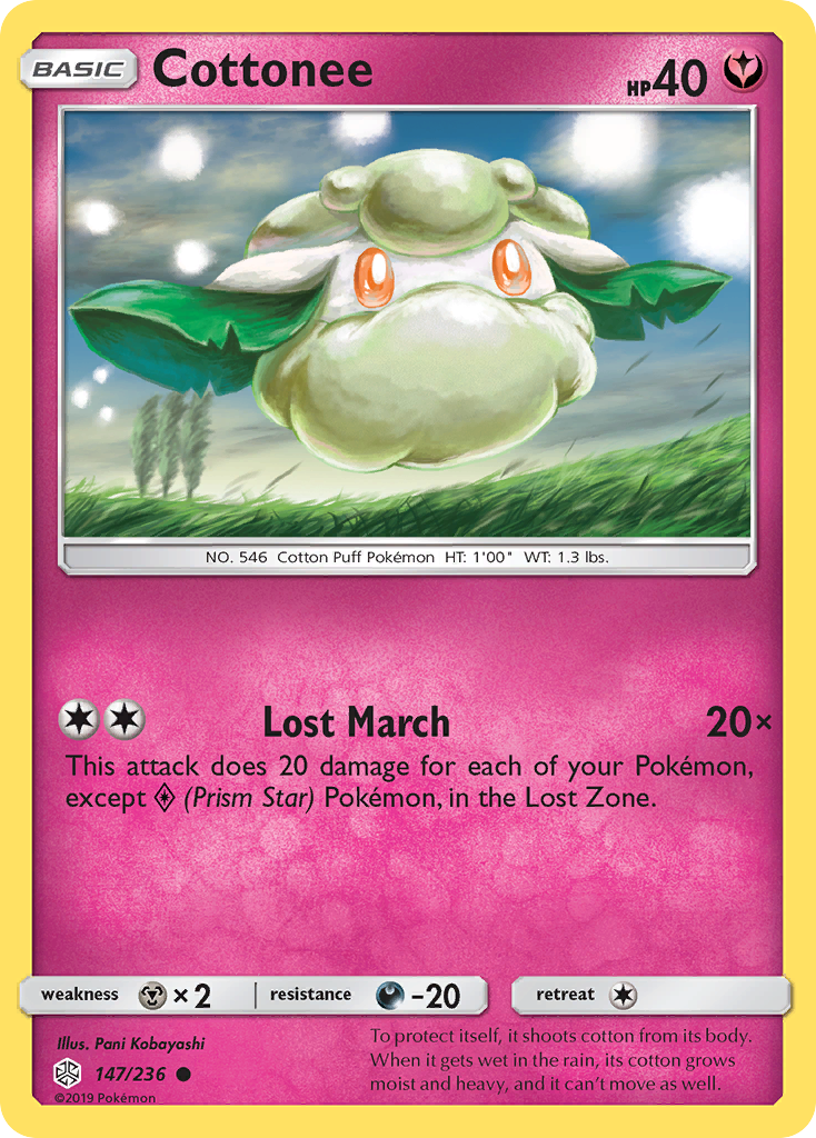 Cottonee (147/236) [Sun & Moon: Cosmic Eclipse] | Tabernacle Games