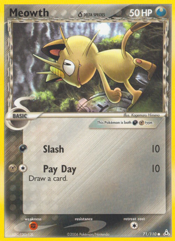 Meowth (71/110) (Delta Species) [EX: Holon Phantoms] | Tabernacle Games