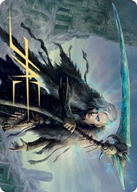 Egon, God of Death Art Card (Gold-Stamped Signature) [Kaldheim: Art Series] | Tabernacle Games