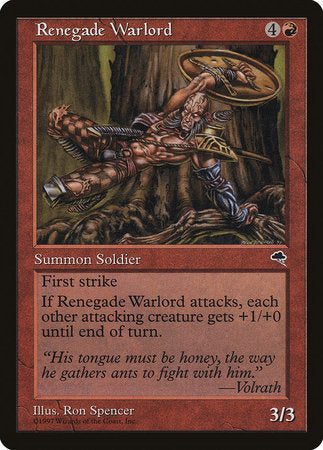 Renegade Warlord [Tempest] | Tabernacle Games