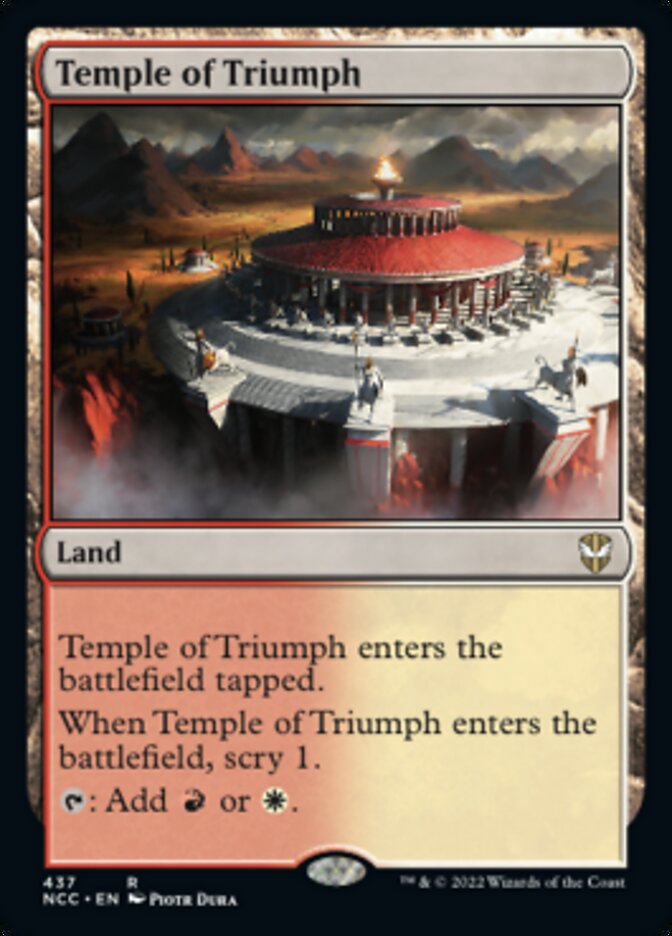 Temple of Triumph [Streets of New Capenna Commander] | Tabernacle Games