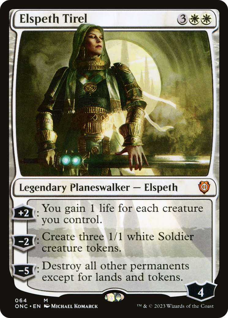Elspeth Tirel [Phyrexia: All Will Be One Commander] | Tabernacle Games