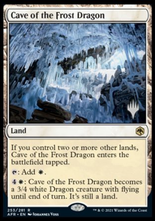 Cave of the Frost Dragon (Promo Pack) [Dungeons & Dragons: Adventures in the Forgotten Realms Promos] | Tabernacle Games