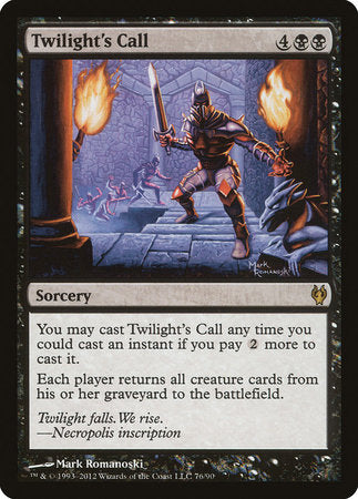 Twilight's Call [Duel Decks: Izzet vs. Golgari] | Tabernacle Games