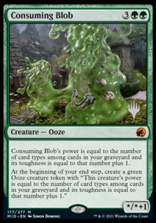 Consuming Blob (Promo Pack) [Innistrad: Midnight Hunt Promos] | Tabernacle Games