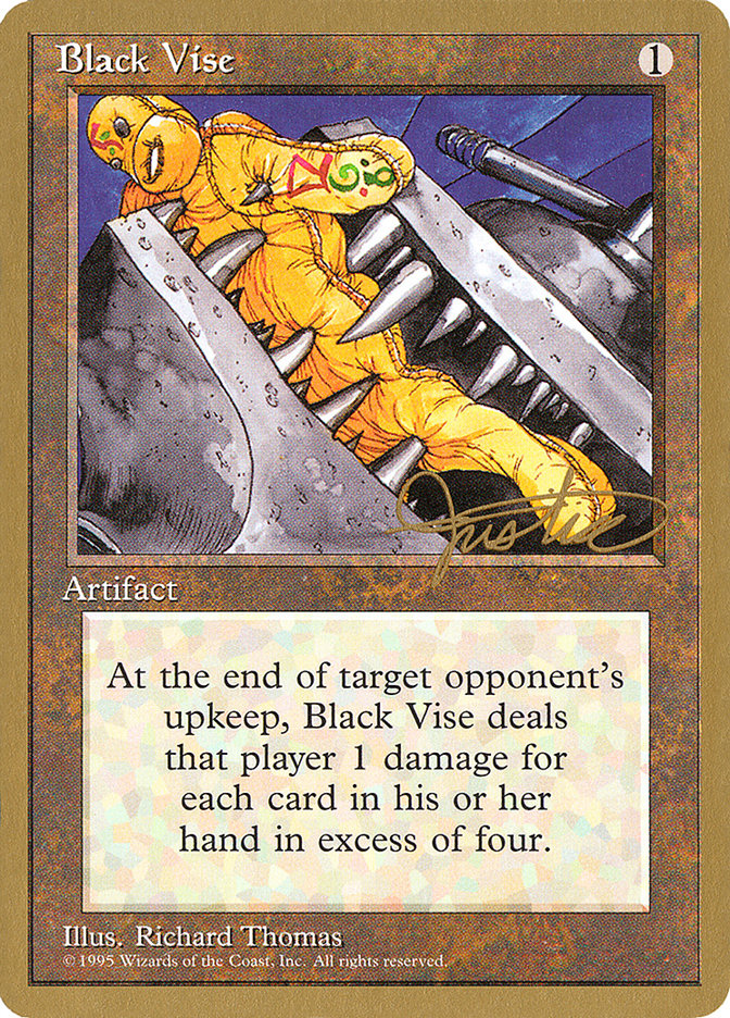 Black Vise (Mark Justice) [Pro Tour Collector Set] | Tabernacle Games