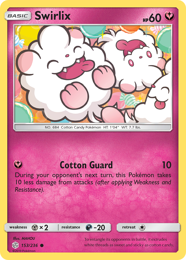 Swirlix (153/236) [Sun & Moon: Cosmic Eclipse] | Tabernacle Games