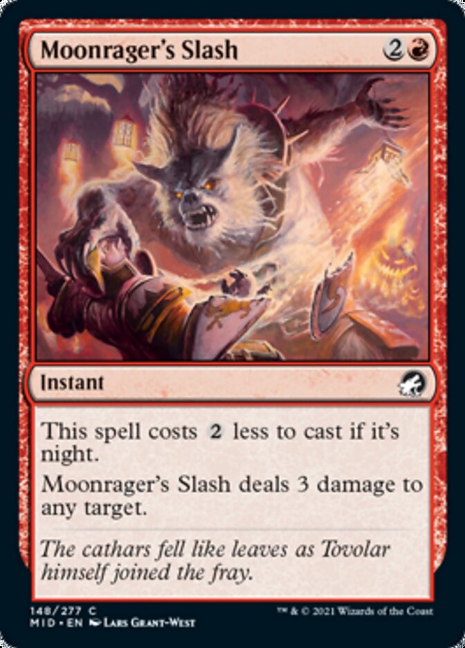Moonrager's Slash [Innistrad: Midnight Hunt] | Tabernacle Games