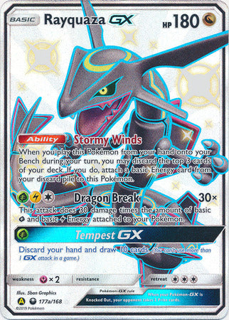 Rayquaza GX (177a/168) (Jumbo Card) [Sun & Moon: Celestial Storm] | Tabernacle Games