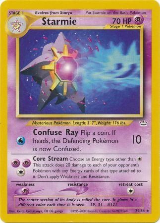 Starmie (25/64) [Neo Revelation Unlimited] | Tabernacle Games