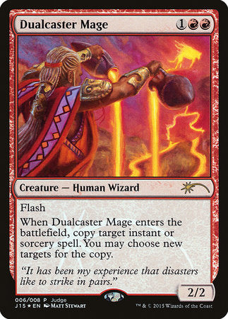 Dualcaster Mage [Judge Gift Cards 2015] | Tabernacle Games