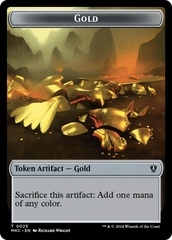 Gold // The Monarch Double-Sided Token [Murders at Karlov Manor Commander Tokens] | Tabernacle Games