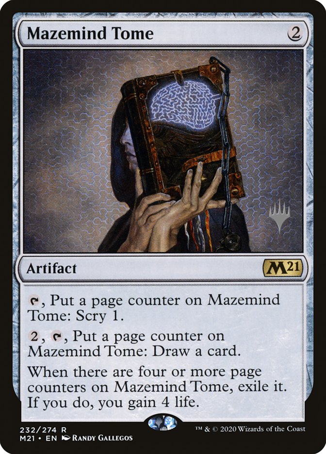 Mazemind Tome (Promo Pack) [Core Set 2021 Promos] | Tabernacle Games