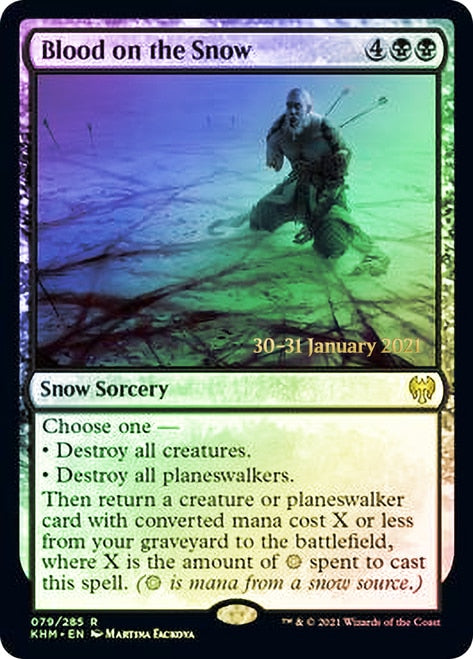 Blood on the Snow  [Kaldheim Prerelease Promos] | Tabernacle Games