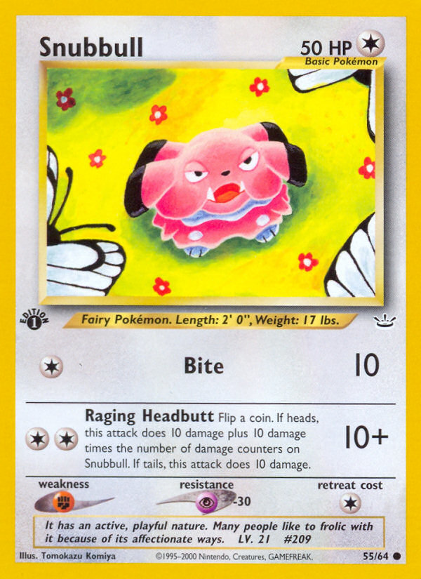 Snubbull (55/64) [Neo Revelation 1st Edition] | Tabernacle Games