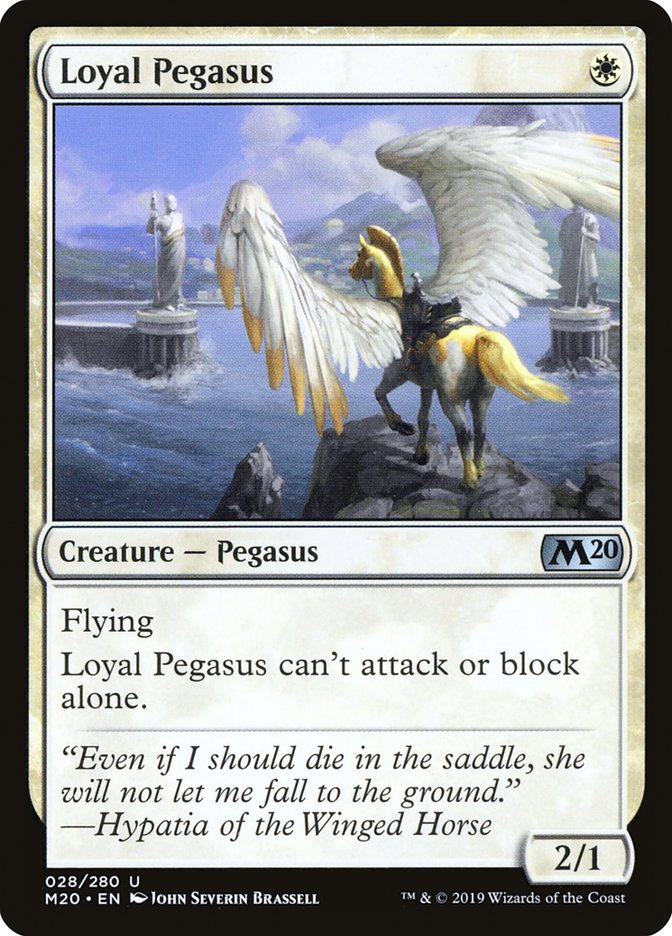 Loyal Pegasus [Core Set 2020] | Tabernacle Games