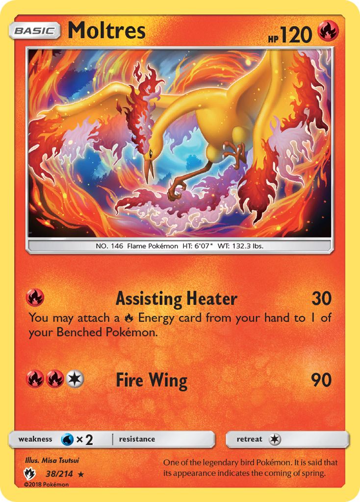 Moltres (38/214) [Sun & Moon: Lost Thunder] | Tabernacle Games