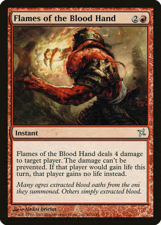Flames of the Blood Hand [Betrayers of Kamigawa] | Tabernacle Games