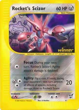 Rocket's Scizor (4) (Jumbo Card) [Best of Promos] | Tabernacle Games