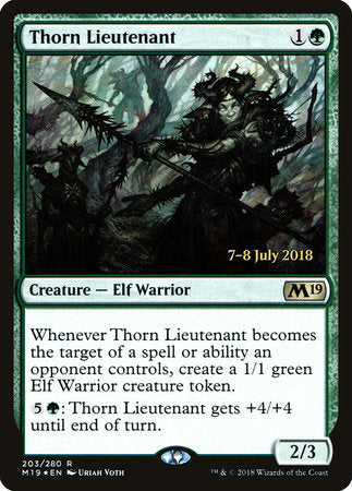 Thorn Lieutenant [Core Set 2019 Promos] | Tabernacle Games